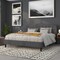 Flash Furniture King, Cambridge Headboard, Gray Fabric HG-HB1708-K-DG-GG - alternate 3